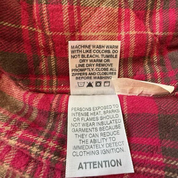 Women’s  C.E. SCHMIDT Workwear Medium Canvas Coat Barn Chore Quilted Hooded - Picture 8 of 12